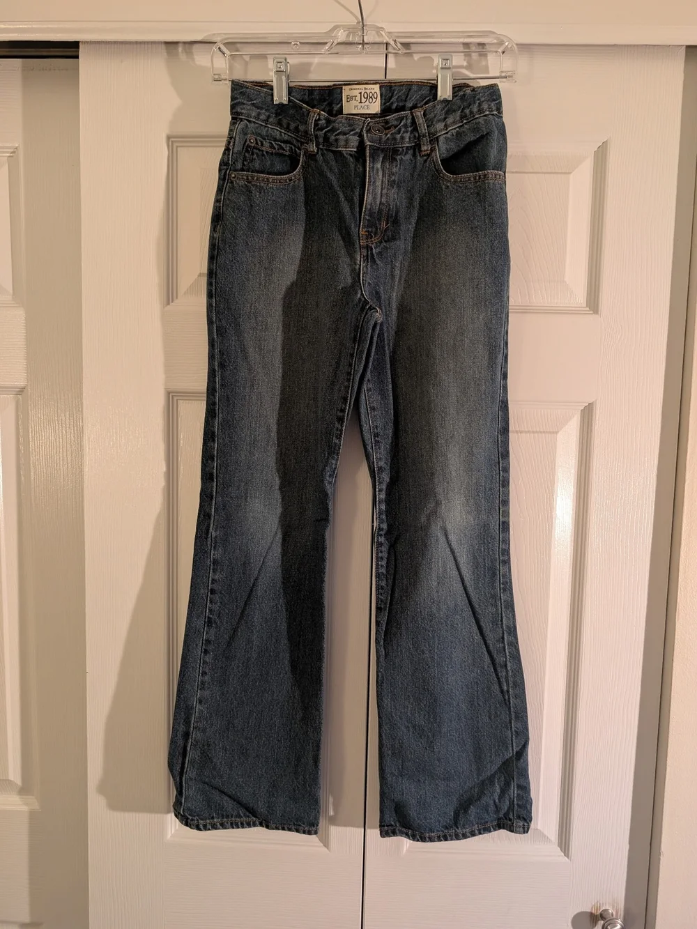 Children's Place Boy's Bootcut Blue Jeans